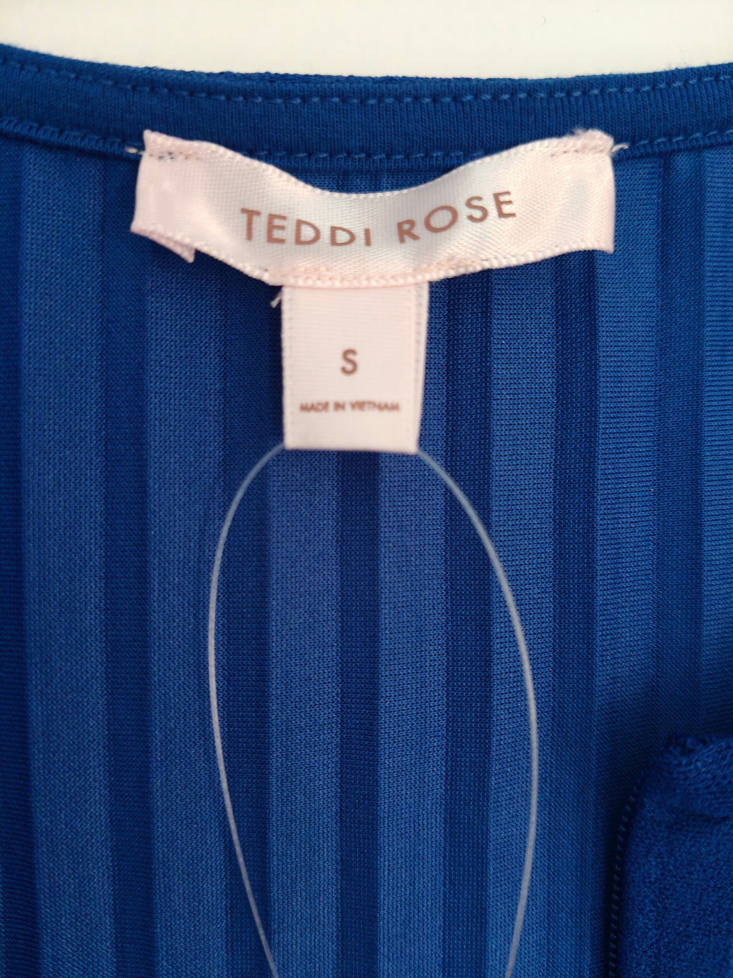 Teddi Rose Ladies Plisse Top in Blue