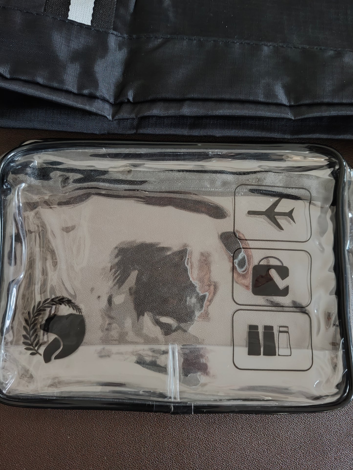 Carry-On Travel Bag Set with Clear Toiletry Bag